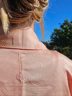 Peach Sunset Wave - Silk Kimono -Updated fit