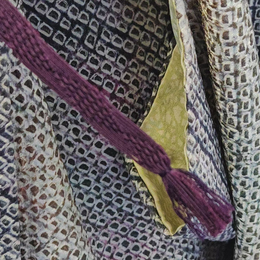 Kanoko Shibori Haori Jacket