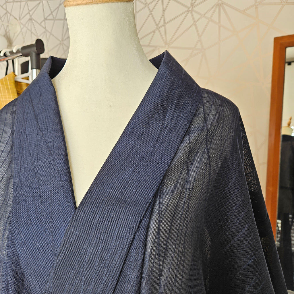 Sheer Navy Nagajuban