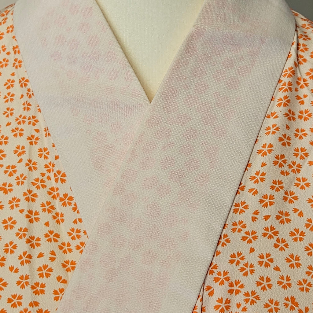 Orange Komon-Pattern Nagajuban