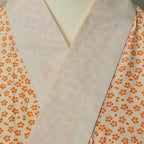 Orange Komon-Pattern Nagajuban