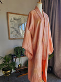 Peach Sunset Wave - Silk Kimono -Updated fit