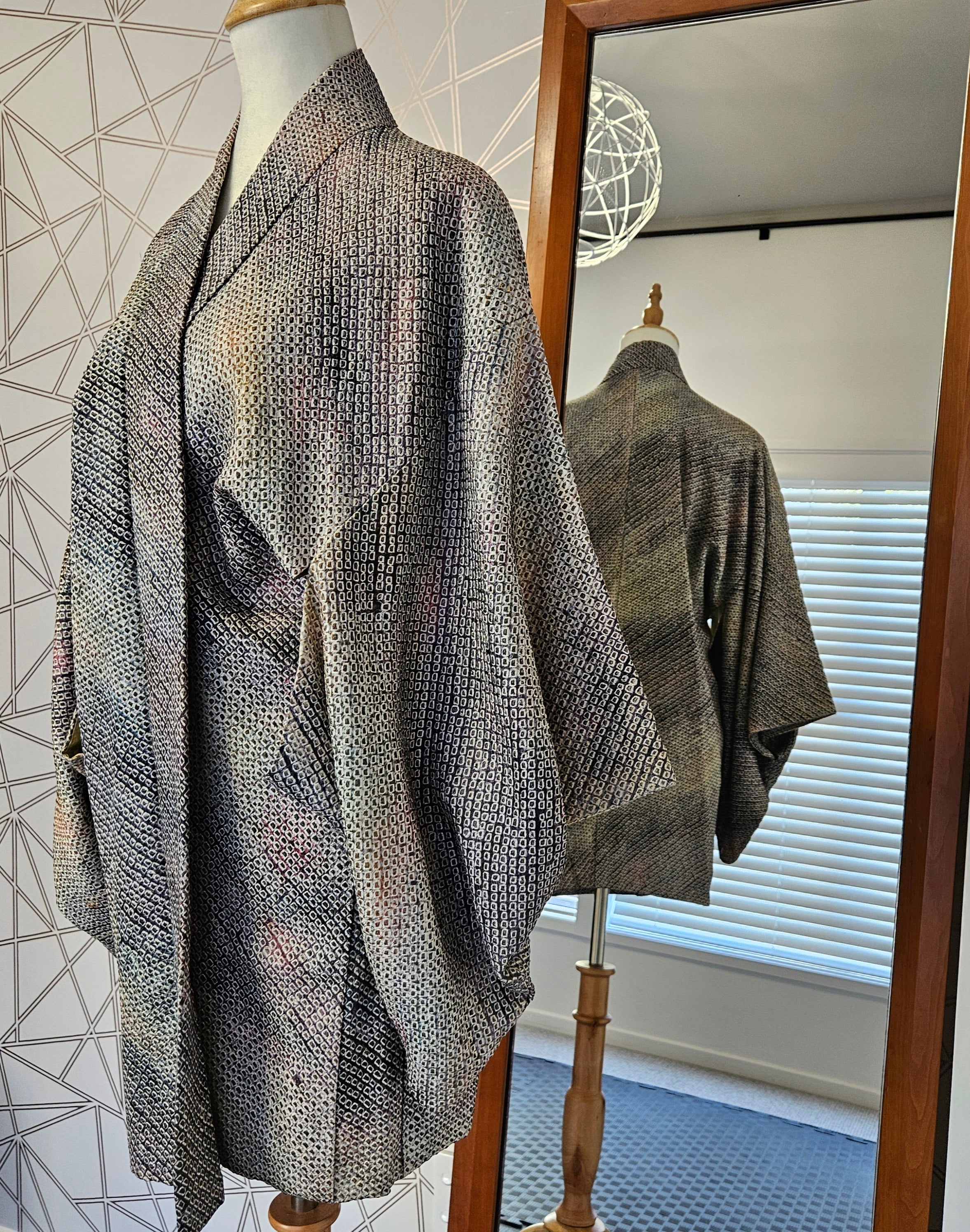 Kanoko Shibori Haori Jacket