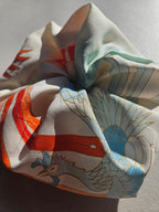 Silk Phoenix Scrunchies